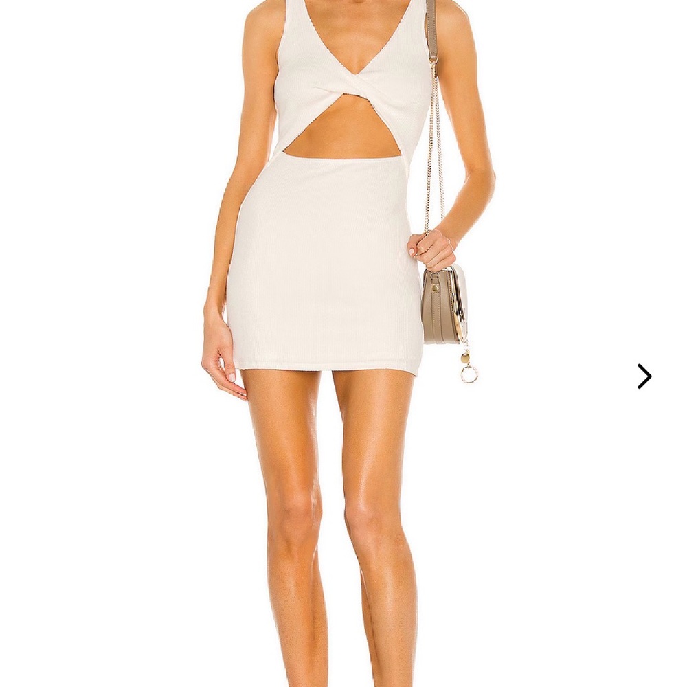 Chels Mini Dress in Ivory